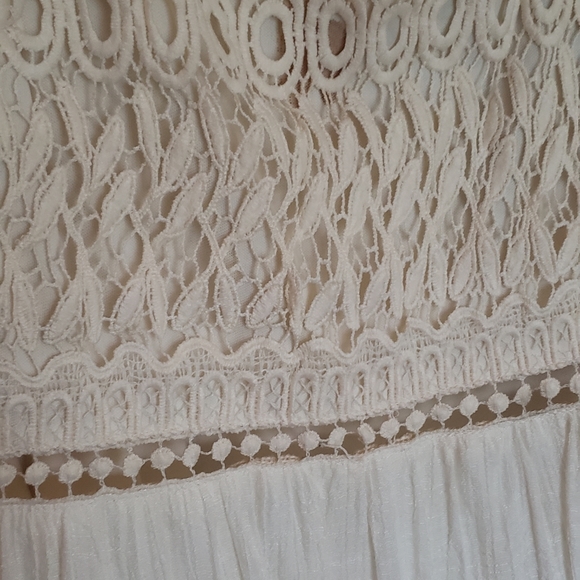 Off the shoulder, tiered mini dress. - Picture 4 of 7